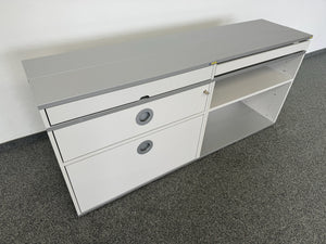 Denz D3 Sideboard 1600mm breit - mit Schlüssel - MDF Hellgrau
