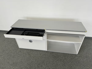 Denz D3 Sideboard 1600mm breit - mit Schlüssel - MDF Hellgrau