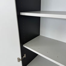 Laden Sie das Bild in den Galerie-Viewer, Elan Euroffice Flügeltür-Aktenschrank für 5 Ordner-Reihen 800mm breit - ohne Schlüssel Spanplatte Anthrazit