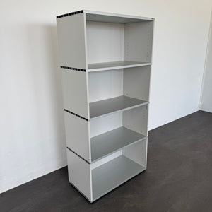 Denz D3 Ordner-Regal für 4 Ordner-Reihen 800mm breit MDF Weiss
