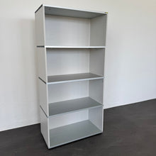 Laden Sie das Bild in den Galerie-Viewer, Denz D3 Ordner-Regal für 4 Ordner-Reihen 800mm breit MDF Weiss