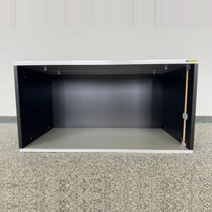 Denz D3 Modul offen für 1 Ordner-Reihe 800mm breit - MDF Schwarz