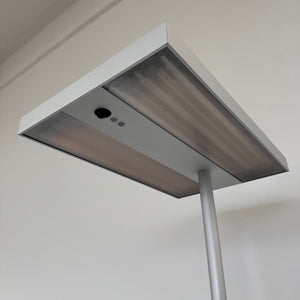 Alteme Eco K/Prisma2 Indirekt-/Direktleuchte Dimmbar - mit Sensor - 4 x 55 Watt Metall Silbergrau