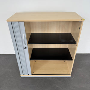 Steelcase Share It Lateralschrank für 3 Ordner-Reihen 1000mm breit - mit Schlüssel Spanplatte Ahorndekor