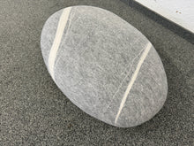 Laden Sie das Bild in den Galerie-Viewer, ficetimesone Pouf stONE No.5 Light Gray XM - Stoff - Grau gemustert