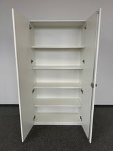 Laden Sie das Bild in den Galerie-Viewer, Zemp Classic Flügeltürschrank für 6 Ordner-Reihen 1000mm breit - ohne Schlüssel - Spanplatte - Weiss