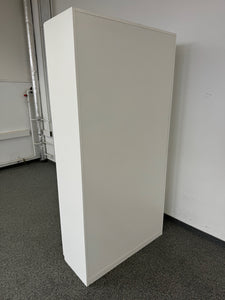 Zemp Classic Flügeltürschrank für 6 Ordner-Reihen 1000mm breit - ohne Schlüssel - Spanplatte - Weiss