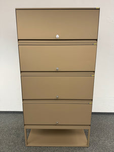 Lista Office LO Locker 1000mm breit - 1972mm hoch - mit Schlüssel - Metall Graubeige