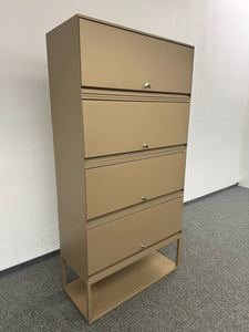 Lista Office LO Locker 1000mm breit - 1972mm hoch - mit Schlüssel - Metall Graubeige