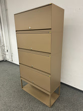 Laden Sie das Bild in den Galerie-Viewer, Lista Office LO Locker 1000mm breit - 1972mm hoch - mit Schlüssel - Metall Graubeige