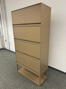 Lista Office LO Locker 1000mm breit - 1972mm hoch - mit Schlüssel - Metall Graubeige