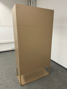 Lista Office LO Locker 1000mm breit - 1972mm hoch - mit Schlüssel - Metall Graubeige