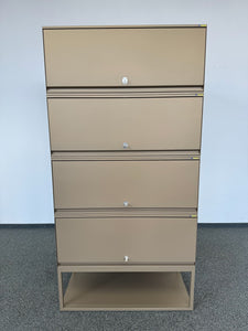 Lista Office LO Locker 1000mm breit - 1972mm hoch - mit Schlüssel - Metall Graubeige