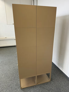 Lista Office LO Locker 1000mm breit - 1972mm hoch - mit Schlüssel - Metall Graubeige