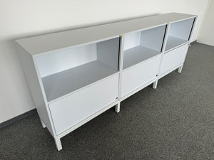 Sitag MCS Sideboard Modul mit Schlüssel - 2400mm breit - Spanplatte - Weiss