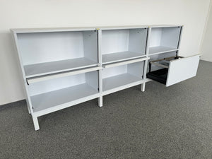 Sitag MCS Sideboard Modul mit Schlüssel - 2400mm breit - Spanplatte - Weiss