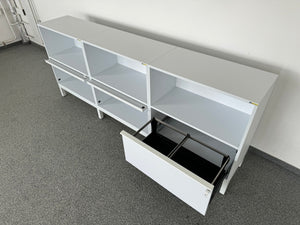 Sitag MCS Sideboard Modul mit Schlüssel - 2400mm breit - Spanplatte - Weiss