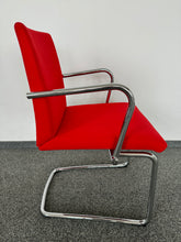 Laden Sie das Bild in den Galerie-Viewer, Top Design Elegant Freischwinger - Alcantara - Rot