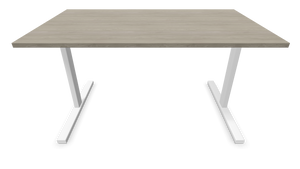 Narbutas T-Easy Schreibtisch - Spanplatte - Holzdekor grau mit Struktur