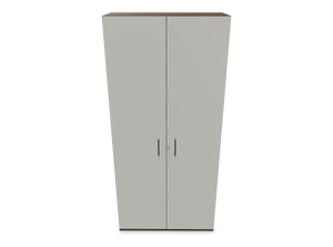 Narbutas Choice Flügeltürschrank - Spanplatte - Walnussdekor dunkel mit Struktur