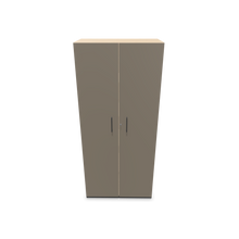 Laden Sie das Bild in den Galerie-Viewer, Narbutas Choice Flügeltürschrank - Spanplatte Eschendekor sandbeige mit Struktur