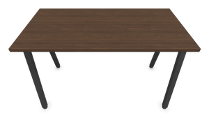 Narbutas Nova A Schreibtisch - Spanplatte - Walnussdekor dunkel mit Struktur