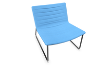 Laden Sie das Bild in den Galerie-Viewer, Narbutas Vegas Lounge Chair - Stoff - Hellblau