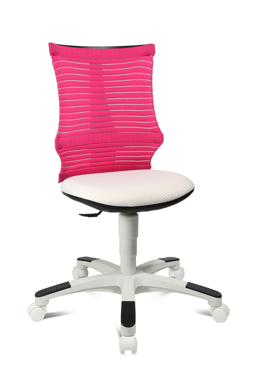 Topstar S'Neaker Bürodrehstuhl - Stoff Weiss/Rosa
