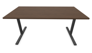 Narbutas T-Easy Schreibtisch - Spanplatte - Walnussdekor dunkel mit Struktur