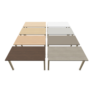 Narbutas Nova Wood Schreibtisch - Spanplatte Eichendekor gebleicht