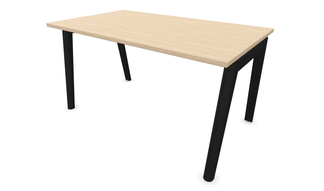 Narbutas Nova Wood Schreibtisch - Spanplatte - Eschendekor sandbeige mit Struktur