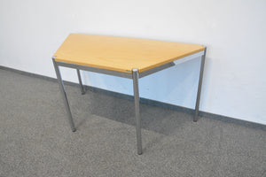 Ergodata Ergodata Multi Desk Trapez-Tisch - Holz - Buche