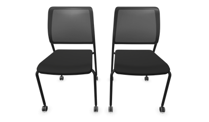 Trend Office to-sync meet mesh - Stoff - Schwarz