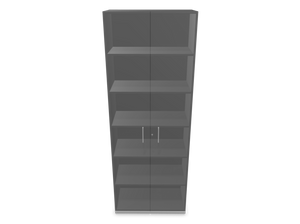 Narbutas Choice Flügeltürschrank - Spanplatte - Dunkelgrau