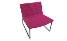 Laden Sie das Bild in den Galerie-Viewer, Narbutas Vegas Lounge Chair - Stoff - Brombeere melange