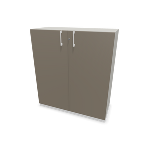 Narbutas Choice Flügeltürschrank - Spanplatte - Perlgrau