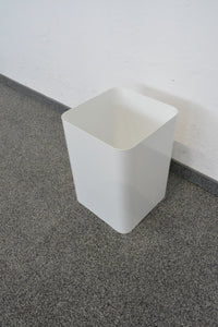 Lista Office Qube Abfallbehälter 250x250mm - Höhe 350mm - für 21 Liter - Metall - Weiss