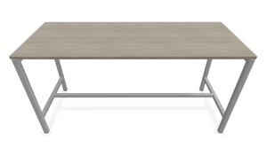 Narbutas Nova Hochtisch - Spanplatte - Holzdekor grau mit Struktur