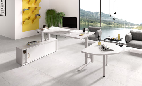 Hammerbacher MyOffice Chef Büro Plus - Spanplatte - Weiss