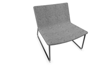 Laden Sie das Bild in den Galerie-Viewer, Narbutas Vegas Lounge Chair - Stoff - Grau melange