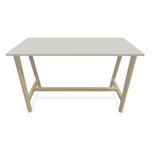 Narbutas Nova Wood Hochtisch - Spanplatte Perlgrau