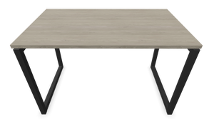 Narbutas Nova O Schreibtisch - Spanplatte - Holzdekor grau mit Struktur