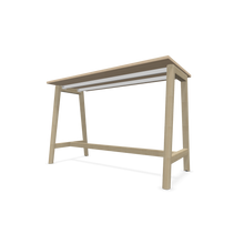 Laden Sie das Bild in den Galerie-Viewer, Narbutas Nova Wood Hochtisch - Spanplatte Eschendekor sandbeige mit Struktur