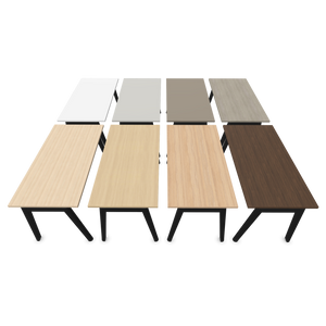 Narbutas Nova Wood Schreibtisch - Spanplatte Cubanitgrau