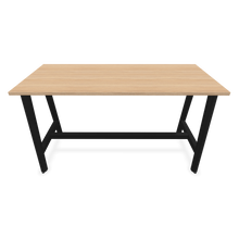 Laden Sie das Bild in den Galerie-Viewer, Narbutas Nova Wood Hochtisch - Spanplatte Bernsteineichendekor mit Struktur