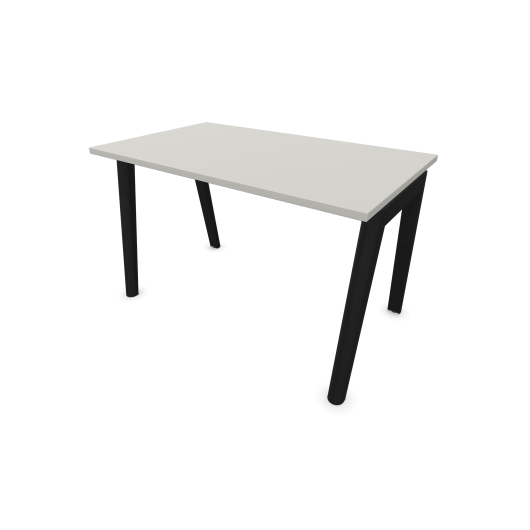 Narbutas Nova Wood Schreibtisch - Spanplatte Perlgrau