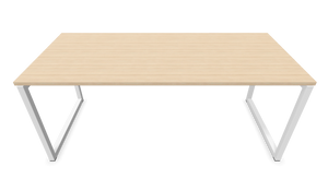 Narbutas Nova O Schreibtisch - Spanplatte - Eschendekor sandbeige mit Struktur