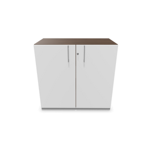 Narbutas Choice Flügeltürschrank - Spanplatte Walnussdekor dunkel mit Struktur