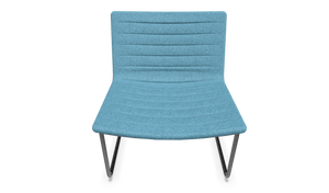 Narbutas Vegas Lounge Chair - Stoff - Hellblau melange