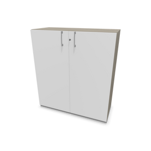 Narbutas Choice Flügeltürschrank - Spanplatte - Holzdekor grau mit Struktur